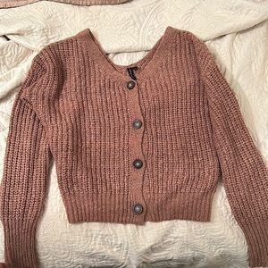 Moon and Madison brown cardigan size medium